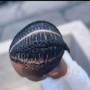 2 cornrow braids(under cut only)