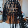 Medium Knotless (mid back) Braids