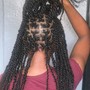 Box Braids Over Locs