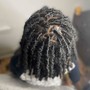 Locs ponytail