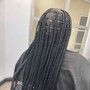 3-4 Feed In Braids