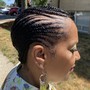 Cornrow extension