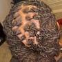 Braid back cornrows