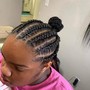 5-8 Zig zag parts stitch feed in braids