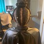 Updo ( short , Natural Hair)