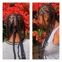 Box Braids / Twist ( top head & shaved sides