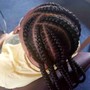 Crochet w/ feedin braids