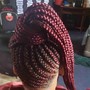 Crochet w/ feedin braids