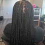 medium knotless  Braids