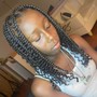 Large Knotless Braids