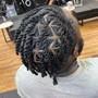 TWO STRANDS on Short LOCS