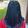 Medium Boho Knotless Braids