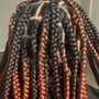 5-8 Zig zag parts stitch feed in braids