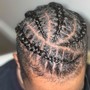 Cornrows on Natural Hair