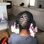 (4-8) Kids Braids