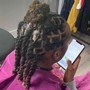 Wash Retwist and style