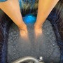 Deluxe pedicure with regular polish