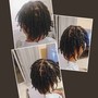 Loc Retwist, shampoo and simple style