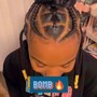 Kids braided ponytail