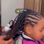 Kids braided ponytail