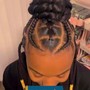 Kids braided ponytail