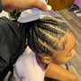 Medium Knotless Braids