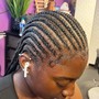 Medium Knotless Braids