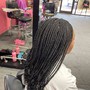 Mid back Senegalese twist