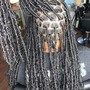 Mid Back Length Butterfly Locs