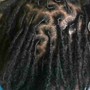 Cut locs into a style or even locs ( retwist not included)