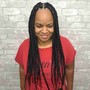 Medium Knotless Braids