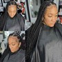 Large Knotless Individual Braids