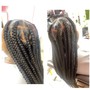 Big Knotless short bob Braids/ hair included Cash Only