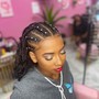 Small Knottless Box Braids