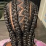 Kid's 3 Layers French braid