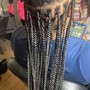 Small knotless  braids