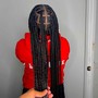 Large Knotless Braids