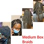 Kids Box Braids Medium