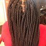 Knotless Box Braids take down