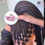 Box Braids with Beads (medium size only)