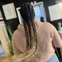 Small butt length knotless Braids