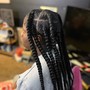 FEED IN STITCH BRAIDS(6)(straight back)