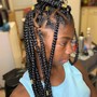 Kid's Box/knotless Braids