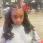 Partial Sew In with feedin braids