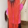 Large Knotless Braids