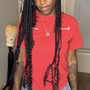 Large Knotless Braids