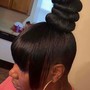 Stitch braid ponytail or feed in ponytail