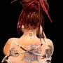 Wool Dreadlock installation