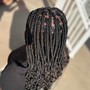 Medium Knotless Braids