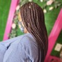 Extended or ombre ends or fuller braids